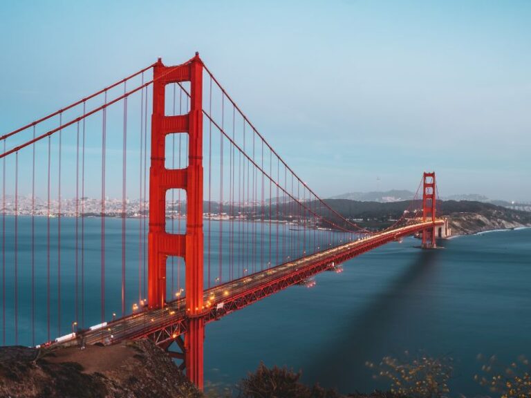 Red Golden Gate Bridge