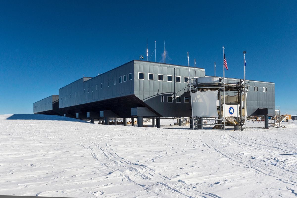 Amundsen-Scott South Pole Station in Antarctica