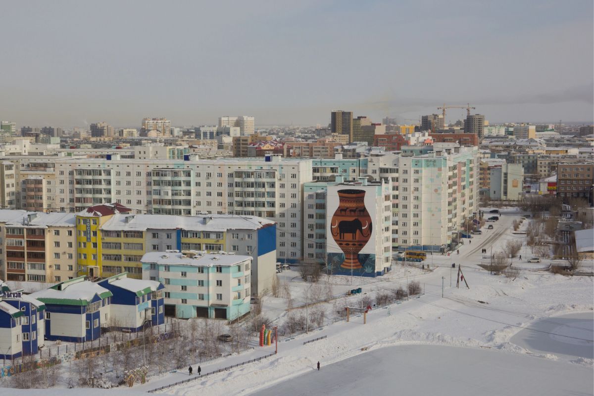 The city of Yakuts in Russa