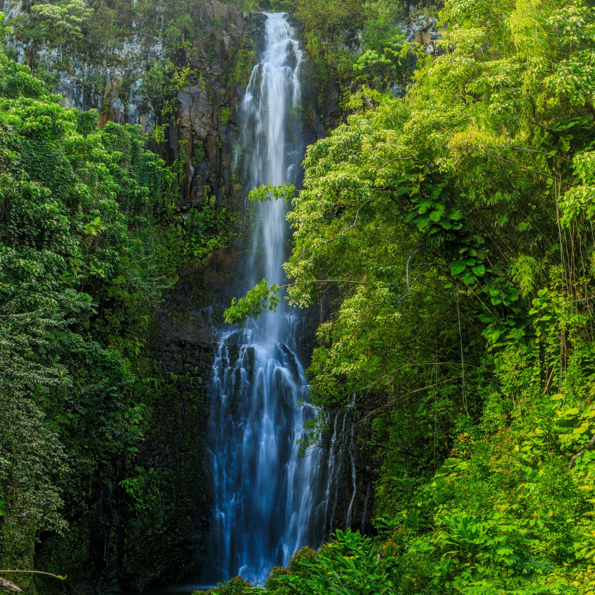 Hawaii, Maui, Waiula Falls