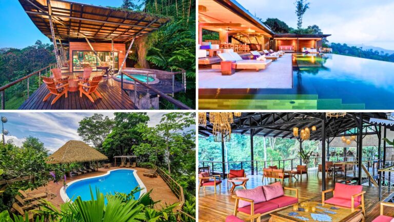 Four photos of Costa Rican All-inclusive resorts