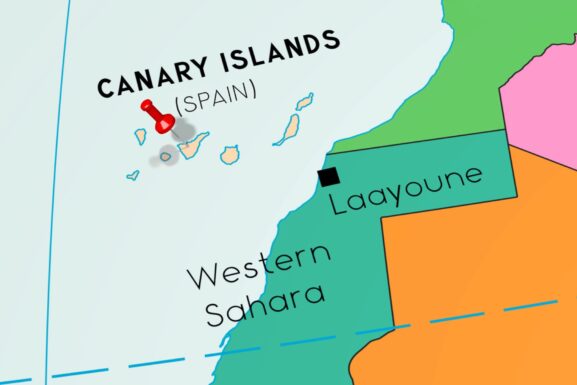 Map of Canary Islands
