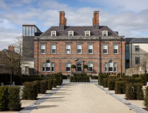 Historic red brick mansion