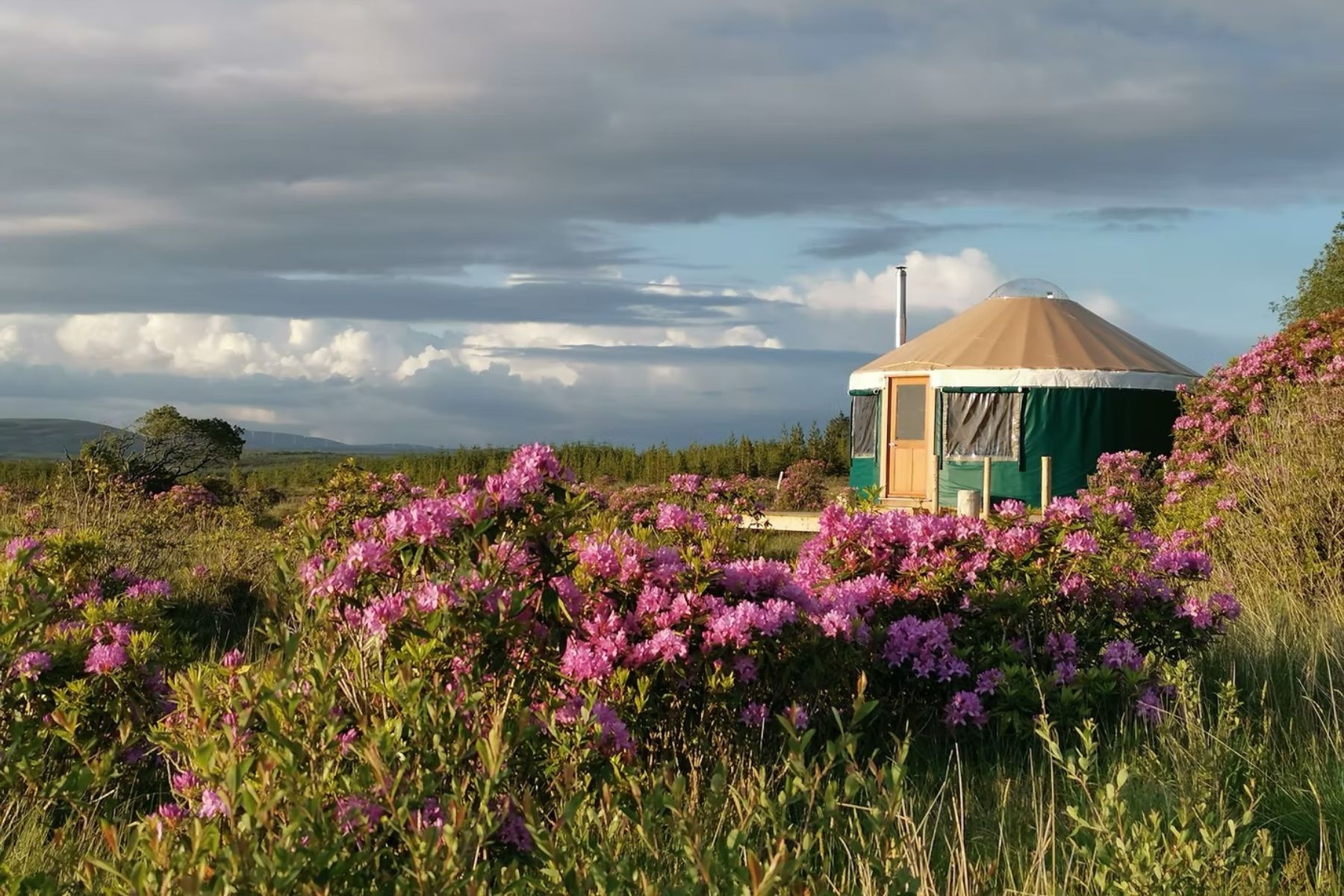 Off-grid yurt