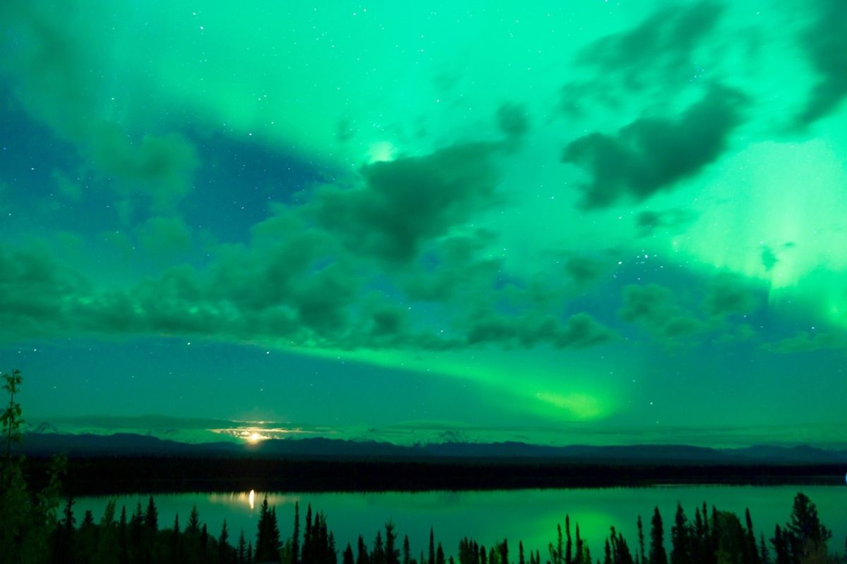 Aurora borealis in Alaska