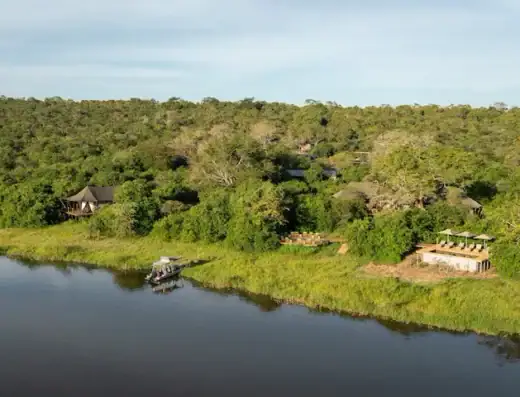 Aerial vire of the property